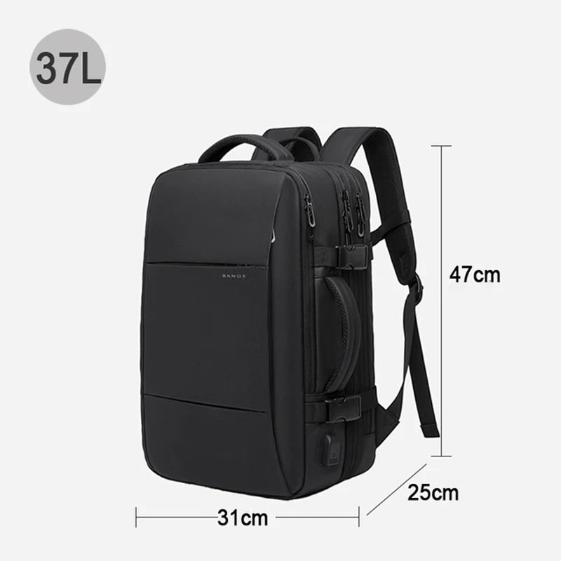 Bange Aesthetic Affärsryggsäck: Upplev Vattentålighet och Flexibilitet för 17.3 Tum Laptop Användare - STILUNA