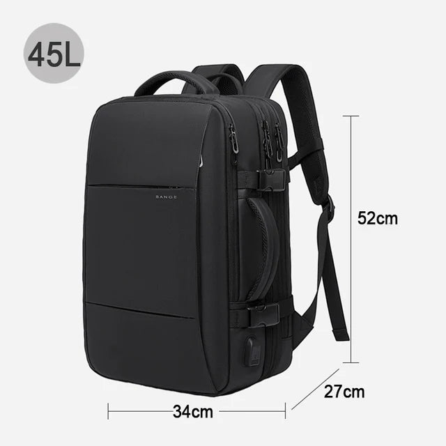 Bange Aesthetic Affärsryggsäck: Upplev Vattentålighet och Flexibilitet för 17.3 Tum Laptop Användare - STILUNA