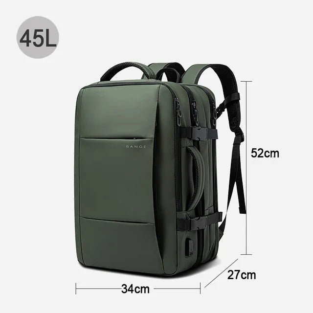 Bange Aesthetic Affärsryggsäck: Upplev Vattentålighet och Flexibilitet för 17.3 Tum Laptop Användare - STILUNA