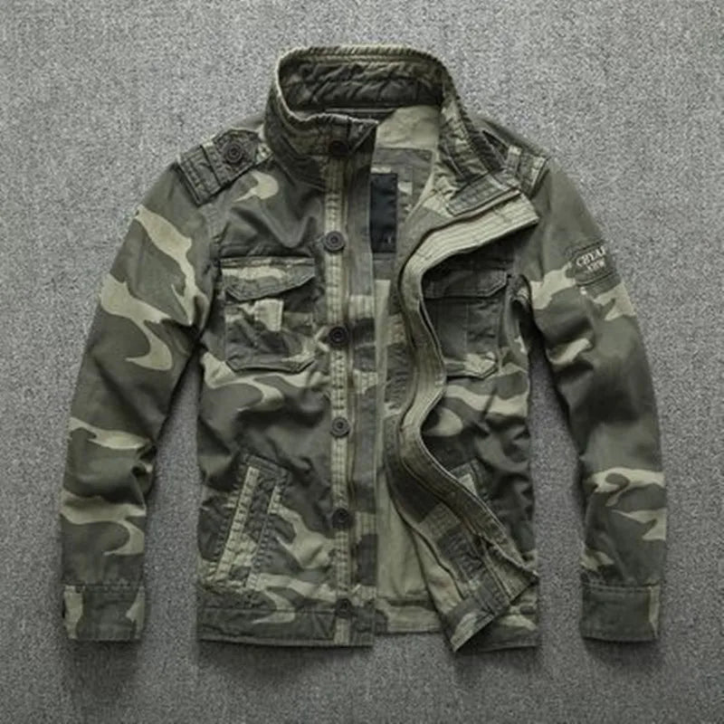 Camo Jacka för Herr – Stil & Komfort för Vardag och Fritid - STILUNA
