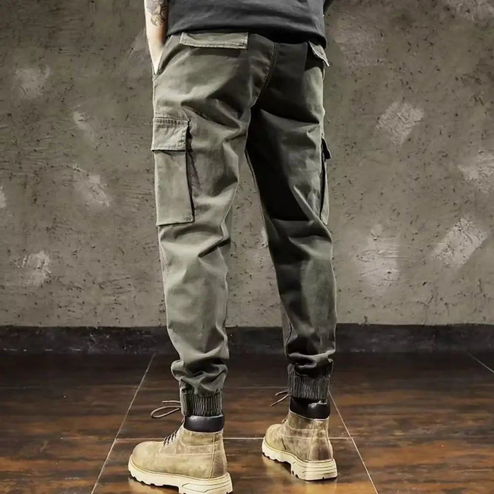 Cargo Joggers med Justerbar Midja och Flera Fickor för Bekväm Användning - STILUNA