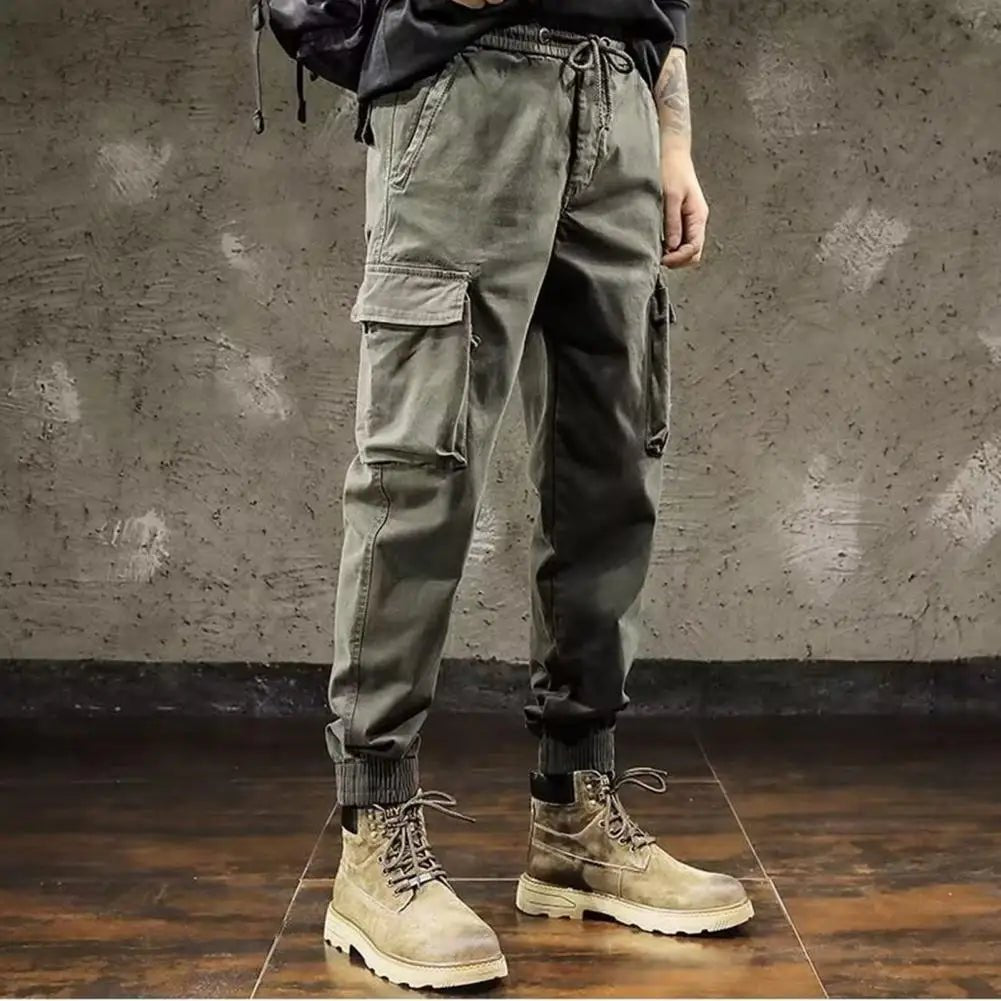 Cargo Joggers med Justerbar Midja och Flera Fickor för Bekväm Användning - STILUNA