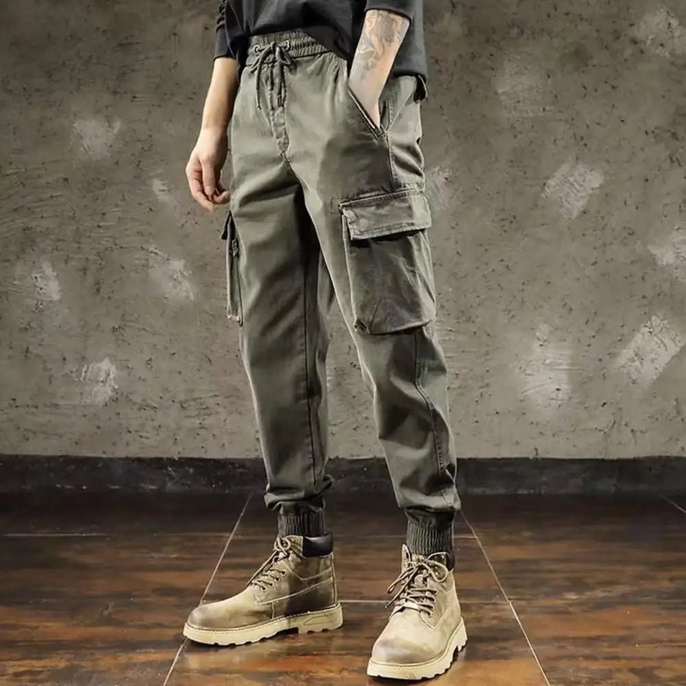 Cargo Joggers med Justerbar Midja och Flera Fickor för Bekväm Användning - STILUNA