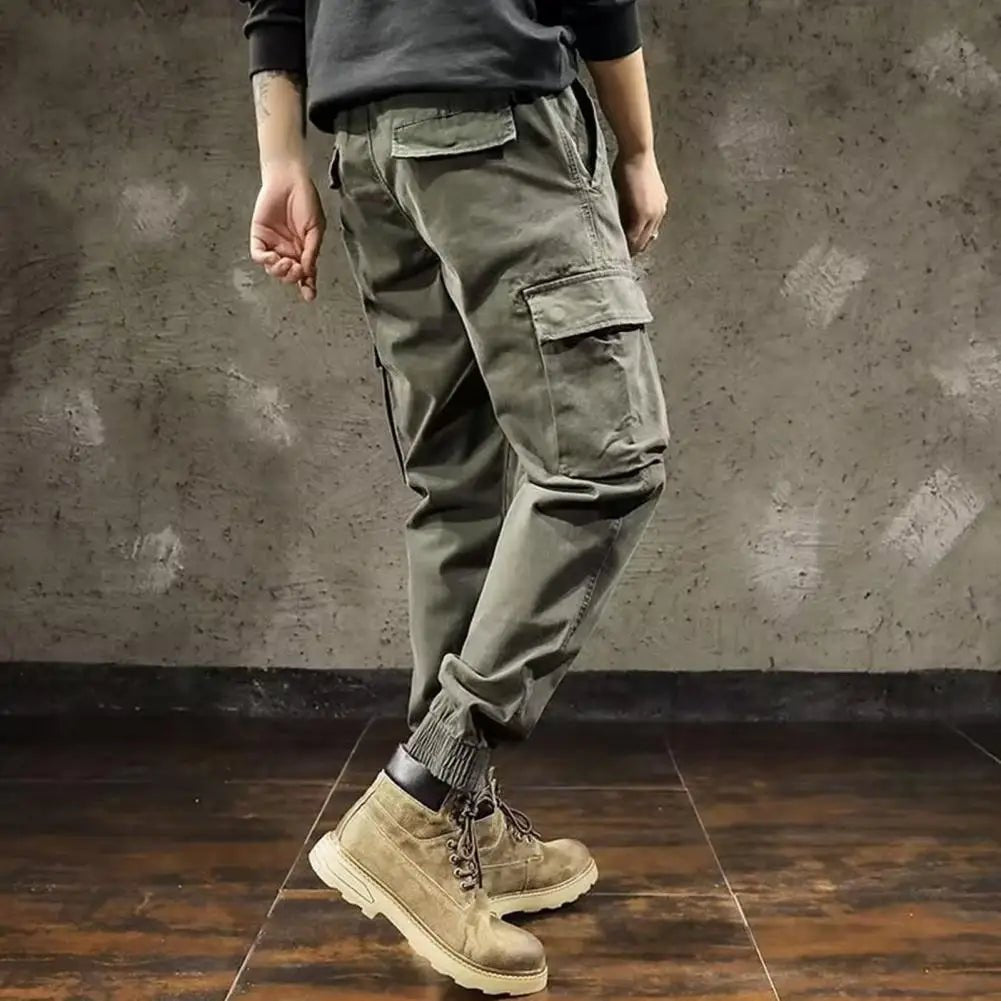 Cargo Joggers med Justerbar Midja och Flera Fickor för Bekväm Användning - STILUNA