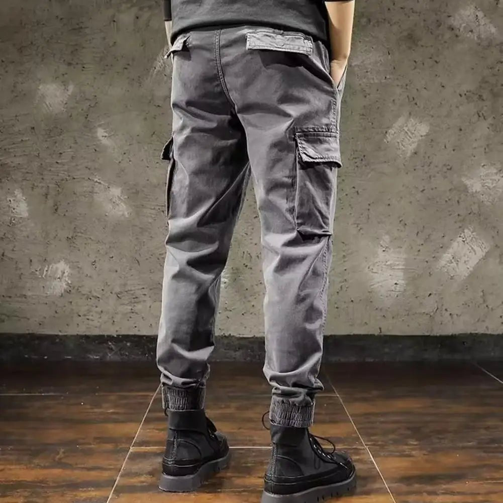 Cargo Joggers med Justerbar Midja och Flera Fickor för Bekväm Användning - STILUNA