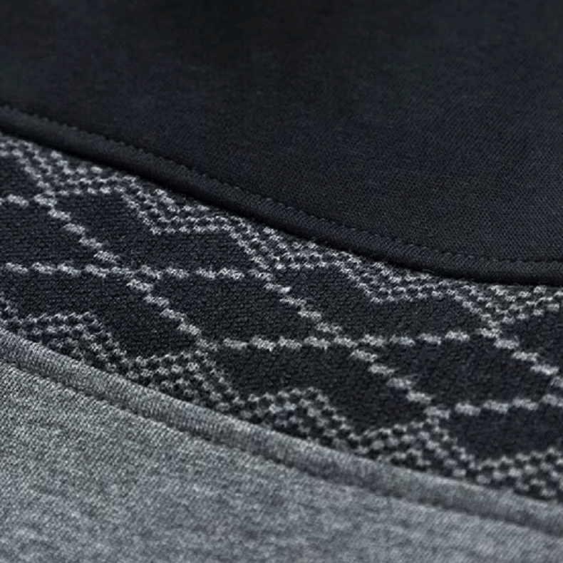 Davidson Sweatsuit med Argyle - mönster och Justerbar Midja - STILUNA