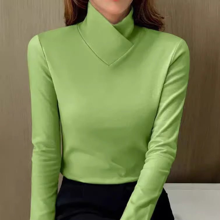 Elegant Turtleneck Tröja med Skräddarsydd Passform för Kvinnor - STILUNA