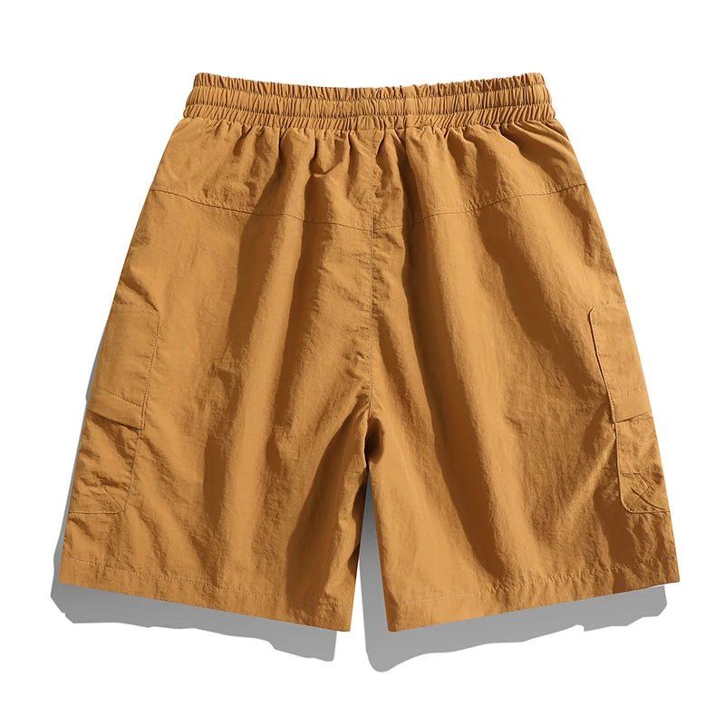 Hybrida Herrshorts i Lätt Fukttransporterande Material med Elastisk Midja och Flera Fickor - STILUNA