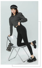 Jean Leggings: Upplev Bekväm Högmidja Med Fickor För Aktiva Kvinnor - STILUNA