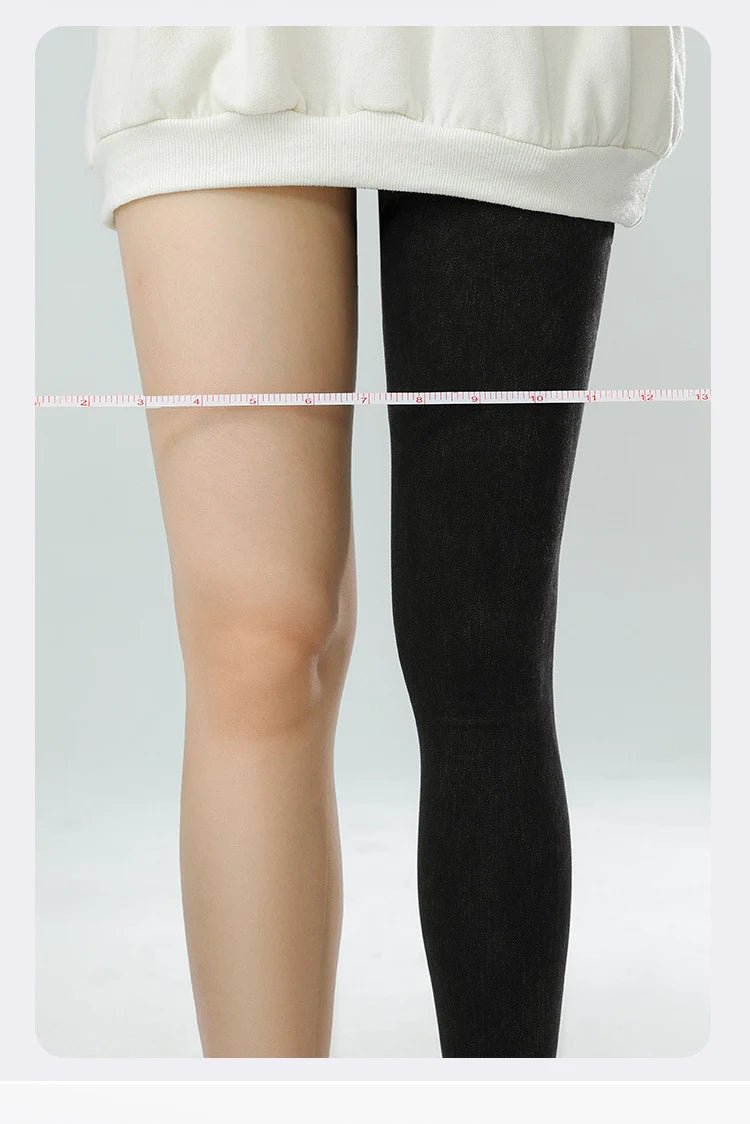 Jean Leggings: Upplev Bekväm Högmidja Med Fickor För Aktiva Kvinnor - STILUNA