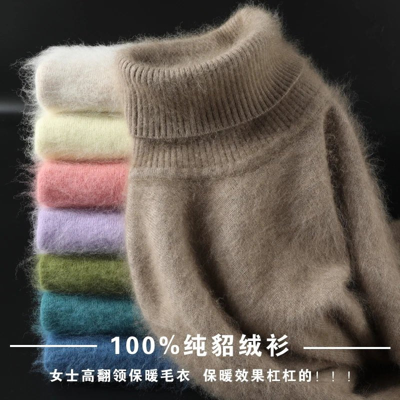 Kvinnors Pullover Tröja 100% Cashmere - STILUNA