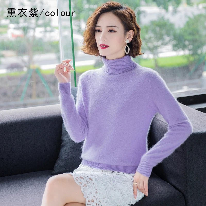 Kvinnors Pullover Tröja 100% Cashmere - STILUNA