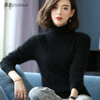 Kvinnors Pullover Tröja 100% Cashmere - STILUNA