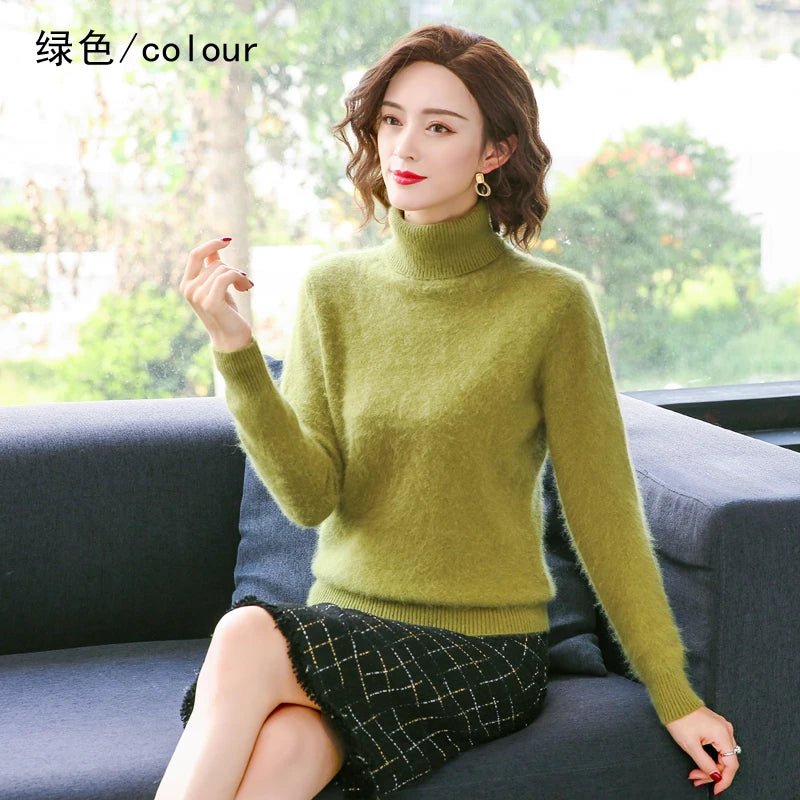 Kvinnors Pullover Tröja 100% Cashmere - STILUNA