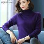 Kvinnors Pullover Tröja 100% Cashmere - STILUNA