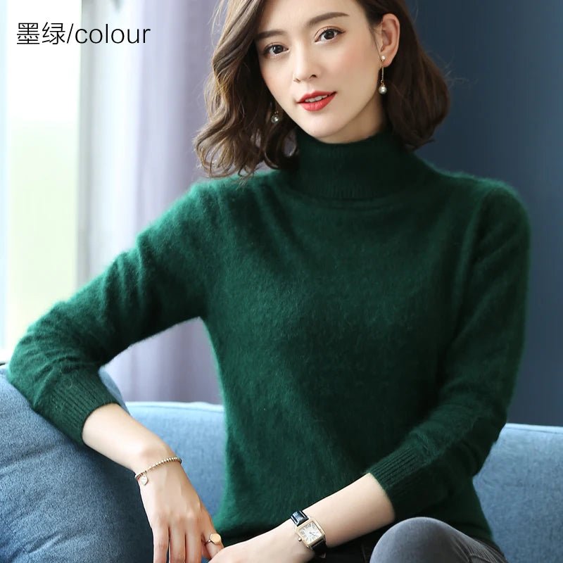 Kvinnors Pullover Tröja 100% Cashmere - STILUNA