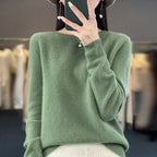 Kvinnors Pullover Tröja 100% Merinoull - STILUNA