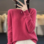 Kvinnors Pullover Tröja 100% Merinoull - STILUNA