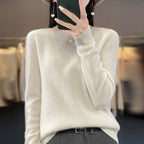 Kvinnors Pullover Tröja 100% Merinoull - STILUNA