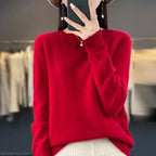 Kvinnors Pullover Tröja 100% Merinoull - STILUNA