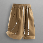 Lätta Utility Shorts i Polytech med Justerbar Midja och Zipfickor - STILUNA