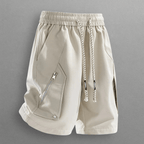 Lätta Utility Shorts i Polytech med Justerbar Midja och Zipfickor - STILUNA