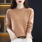 Ren Ull Cashmere Tröja: Unlock Komfort och Stil för Kvinnor i Vår och Höst - STILUNA