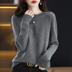 Ren Ull Cashmere Tröja: Unlock Komfort och Stil för Kvinnor i Vår och Höst - STILUNA