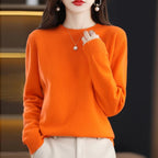 Ren Ull Cashmere Tröja: Unlock Komfort och Stil för Kvinnor i Vår och Höst - STILUNA