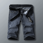 Slim Fit Denim Shorts med Ljus Tvätt – Mångsidiga och Bekväma - STILUNA