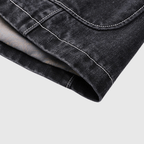 Urban Denimjacka med Vintage Tvätt och Skräddarsydd Passform - STILUNA