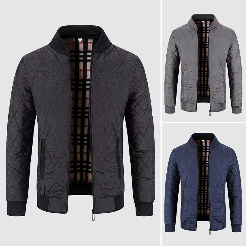 Urban Lång Kofta i Poly - Cotton med Frontdragkedja och Långärmar – Stickad Cardigan för Tidlös Stil - STILUNA