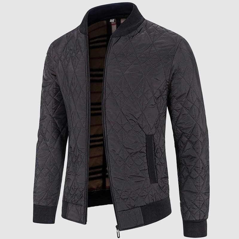 Urban Lång Kofta i Poly - Cotton med Frontdragkedja och Långärmar – Stickad Cardigan för Tidlös Stil - STILUNA